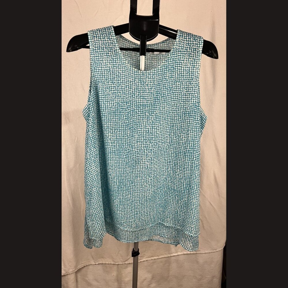 Fever Women's‎ Blouse Size M Turquoise Polyester